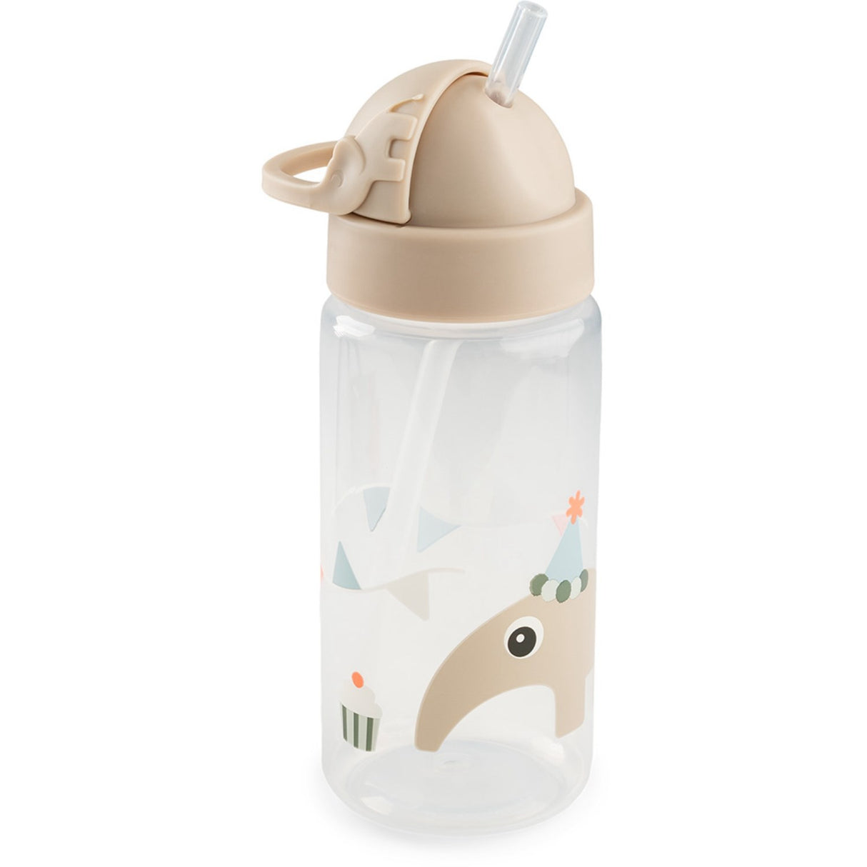 DonebyDeer Celebration Powder Water Bottle With Straw 350 Ml