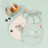 DonebyDeer Celebration Sand Mini Bib With Lomme 2-Pack