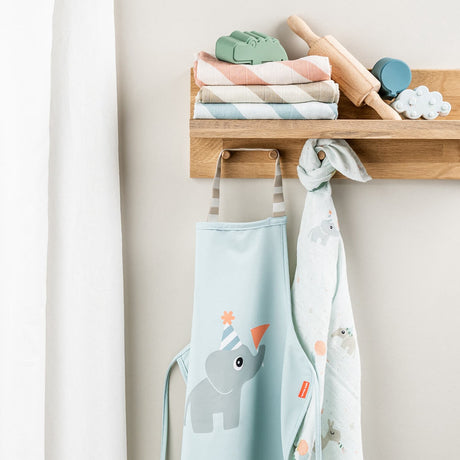 DonebyDeer Celebration Blue Vandtæt Kids Apron