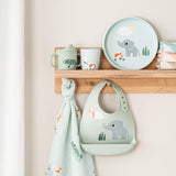 DonebyDeer Playground Green Silicone Bib