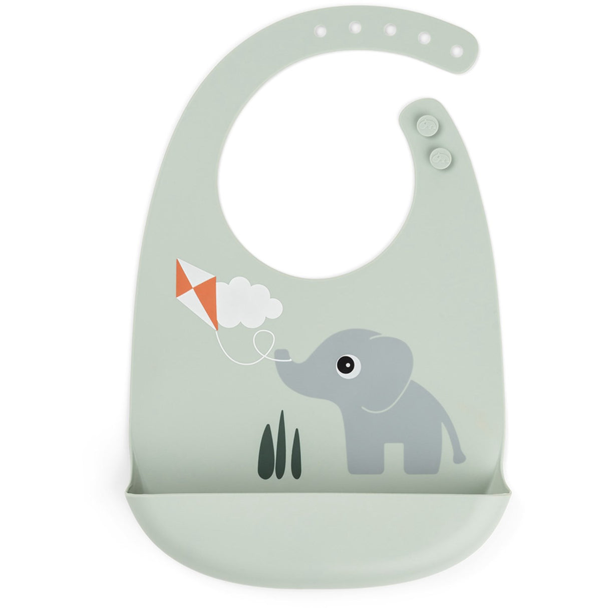 DonebyDeer Playground Green Silicone Bib