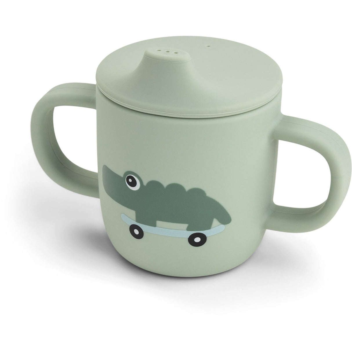 DonebyDeer Playground Green Silicone Tudkop 2 Håndtag