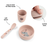 DonebyDeer Celebration Powder Stick&Stay Dinner Set