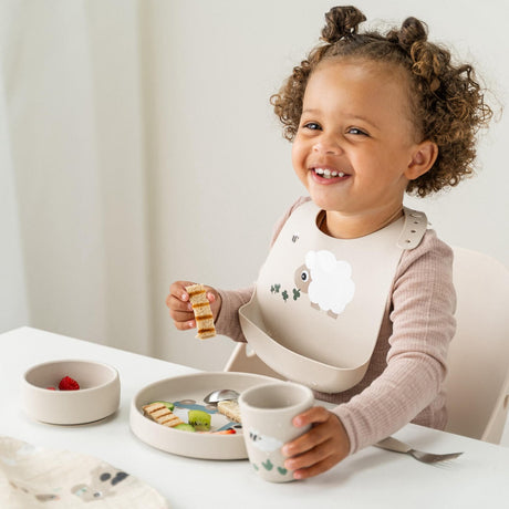 DonebyDeer Tiny Farm Sand Stick&Stay Dinner Set