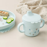 DonebyDeer Celebration Blue Foodie Dinner Set With Sugekop