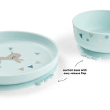 DonebyDeer Celebration Blue Foodie Dinner Set With Sugekop