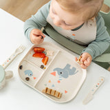 DonebyDeer Celebration Sand Foodie Inddelt Plate