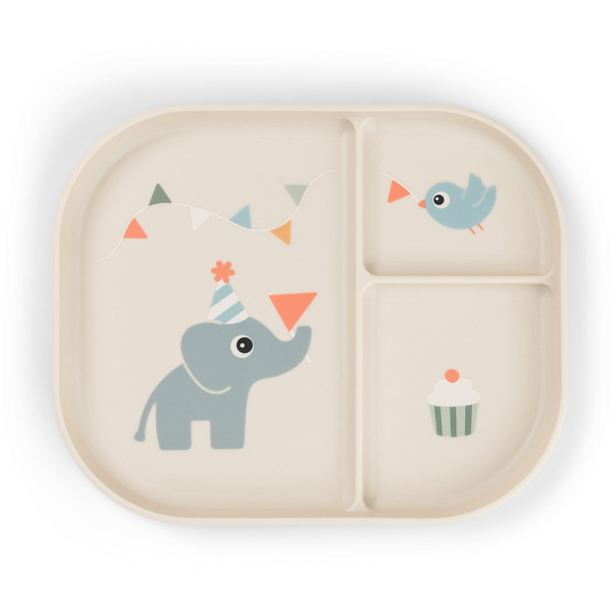 DonebyDeer Celebration Sand Foodie Inddelt Plate