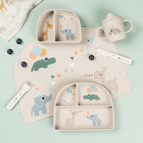 DonebyDeer Celebration Sand Stick&Stay Inddelt Plate