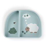 DonebyDeer Tiny Farm Blue Stick&Stay Inddelt Bowl