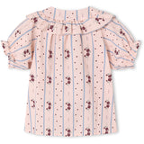 Fliink Chalk Pink Aop Colombe Ss Blouse