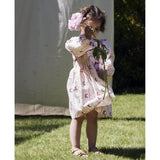Fliink Chalk Pink Aop Colombe Ls Dress