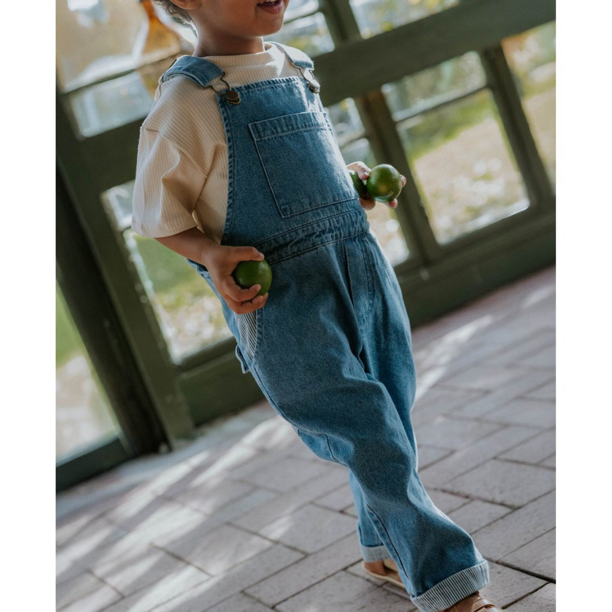 Fliink Medium Denim Blue Don Contrast Overall