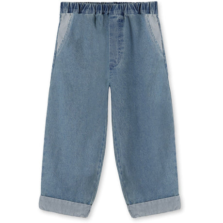 Fliink Medium Denim Blue Don Contrast Pants