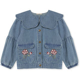 Fliink Medium Denim Blue Don Rose Bomberjacket