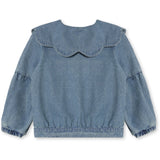 Fliink Medium Denim Blue Don Rose Bomberjacket