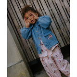 Fliink Medium Denim Blue Don Rose Bomberjacket