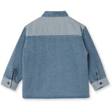 Fliink Medium Denim Blue Don Contrast Blouse