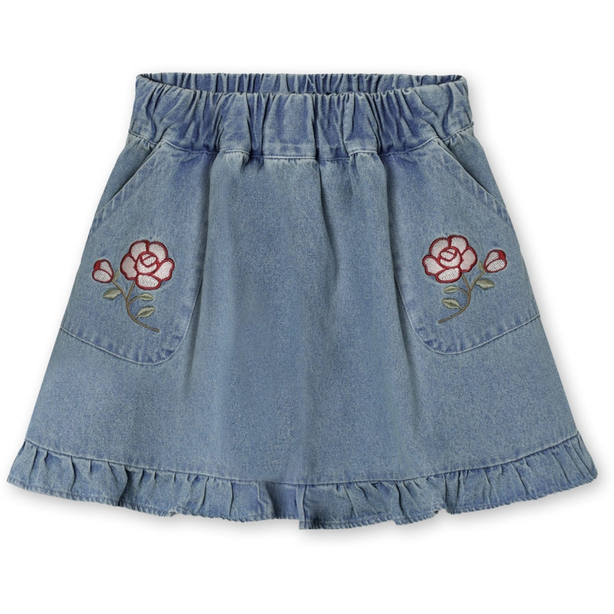 Fliink Medium Denim Blue Don Rose Skirt