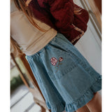 Fliink Medium Denim Blue Don Rose Skirt