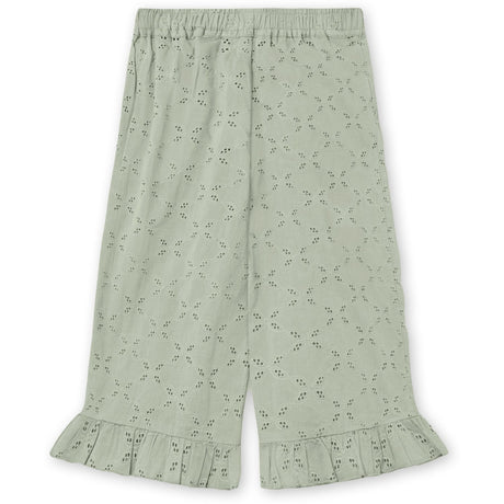 Fliink Aqua Gray Harper Ruffle Pants