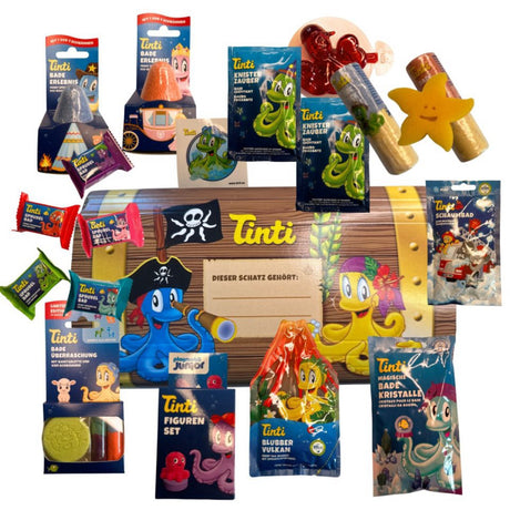 Tinti Skattekiste, 19 Dele