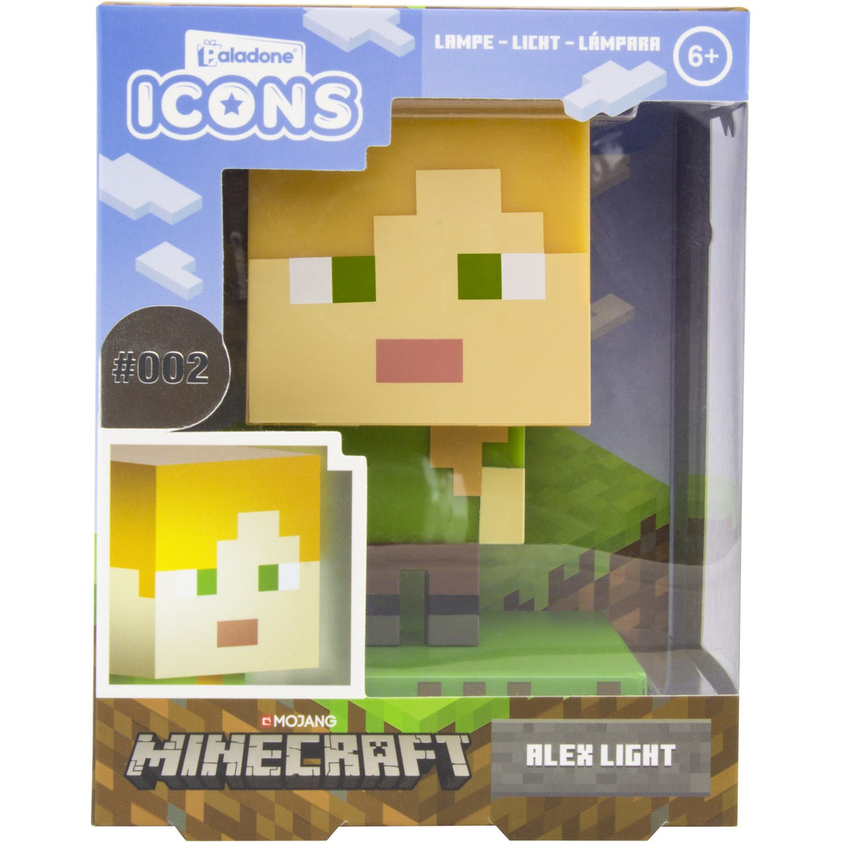 Paladone Icon Light - Minecraft Alex