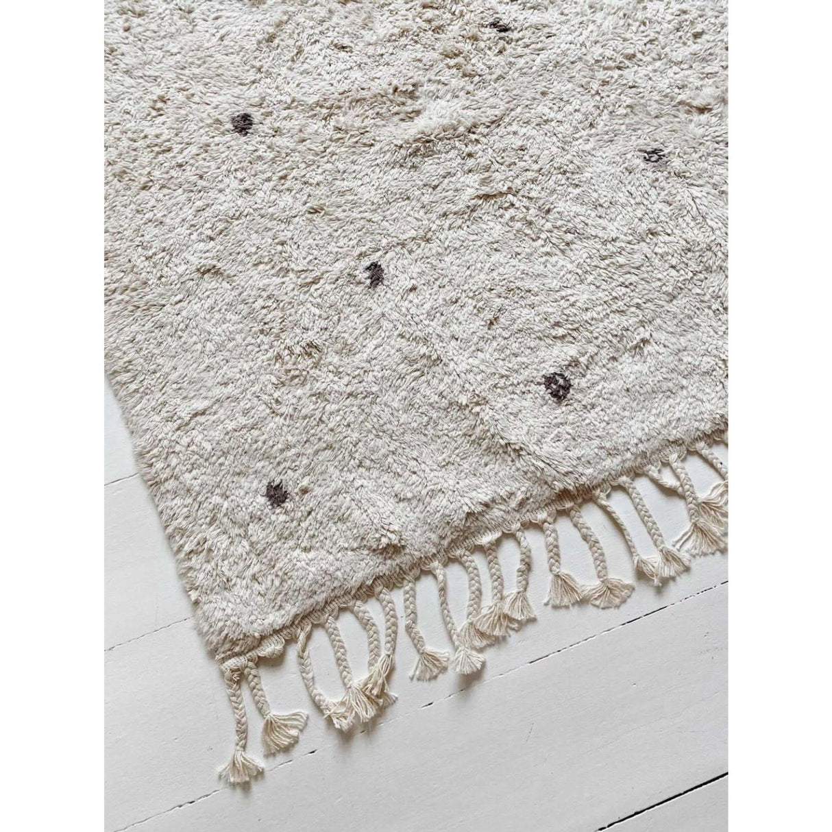 KAS Kopenhagen Natural/Brown Dots Small Rug 120X160