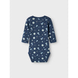 Name It Dark Denim Nbmbody 3P Ls Dark Space Noos