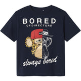 Name It Navy Blazer Nkmstuff Bod Ss Nreg Top Box Sky