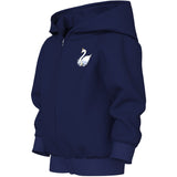 Name It Beacon Blue Princess Swan Nmfvoltana Nreg Sweat Card Wh Bru