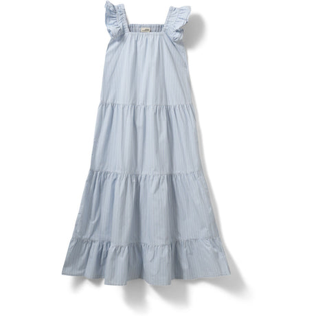 Sofie Schnoor Light Blue Striped Maurasy Dress