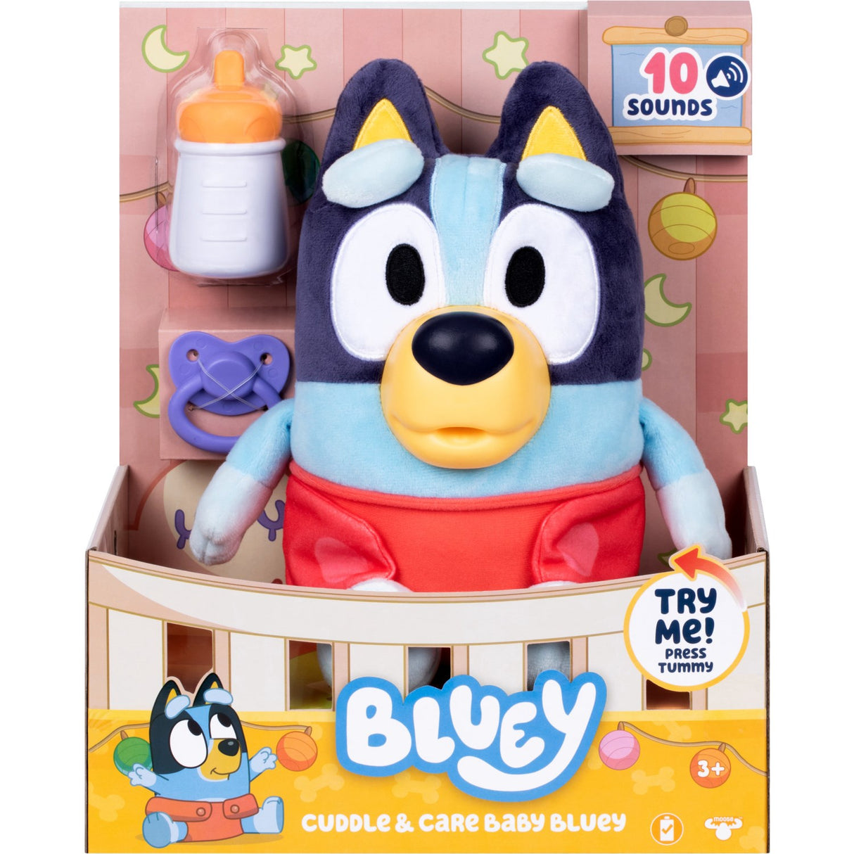 Bluey Cuddle & Care Baby Plush