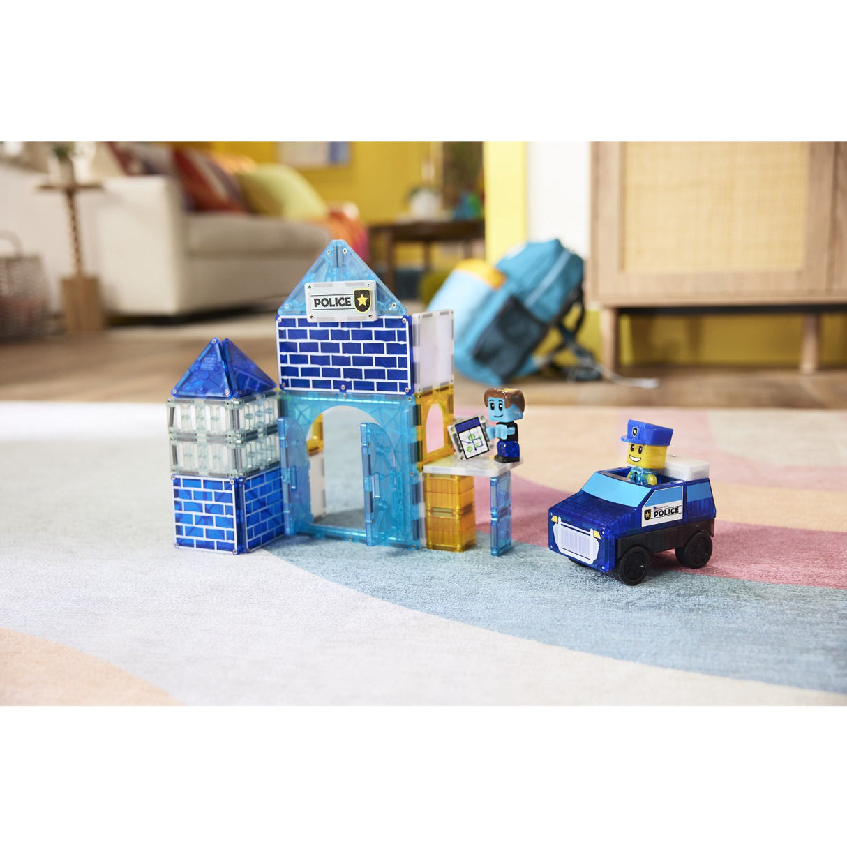 Magna-Tiles® Police Station 35 Pcs