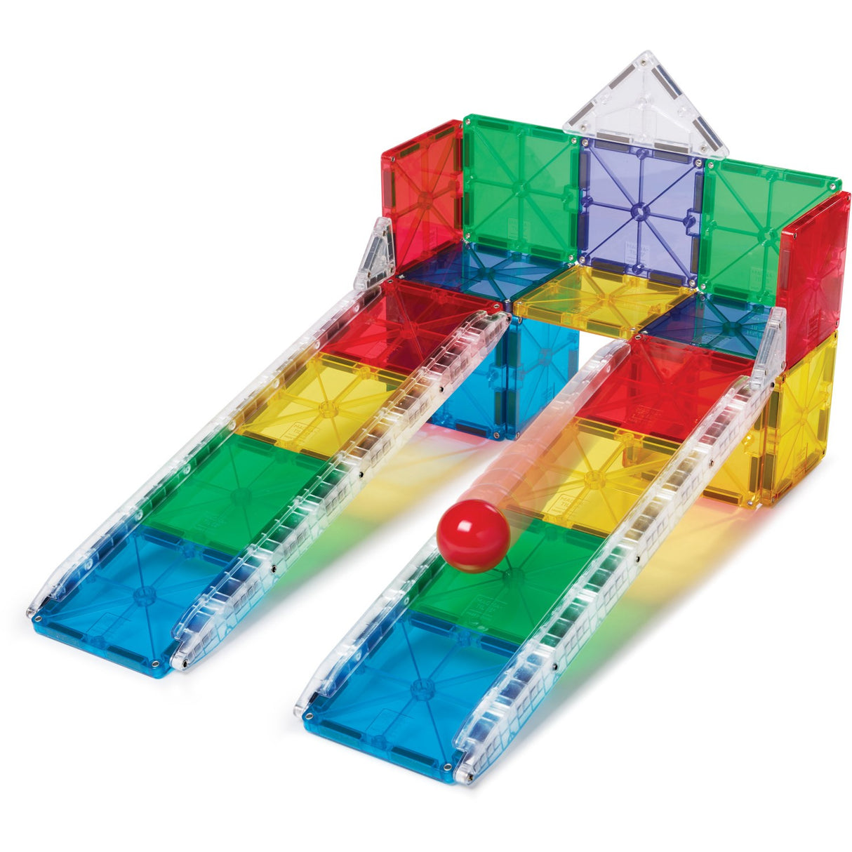 Magna-Tiles® Small Rail Racer 33 Pcs