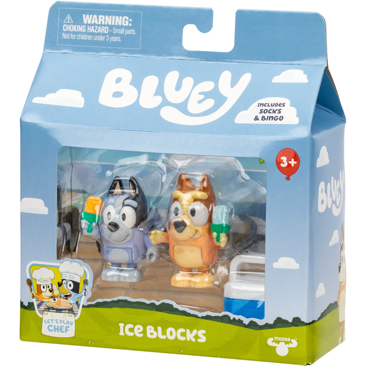 Bluey 2-pak Chef & Socks Iceblocks