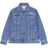Les Deux Kids Medium Indigo Wash Rally Yale Bulldog Denim Jacket KIDS