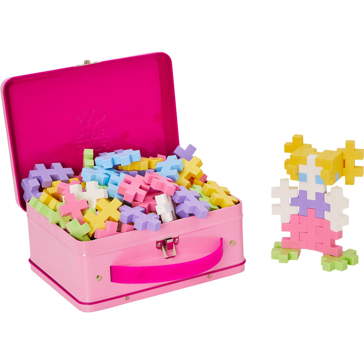 Plus-Plus BIG / Metal Suitcase Pastel