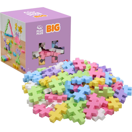 Plus-Plus BIG Pastel Mix / 100 Pcs