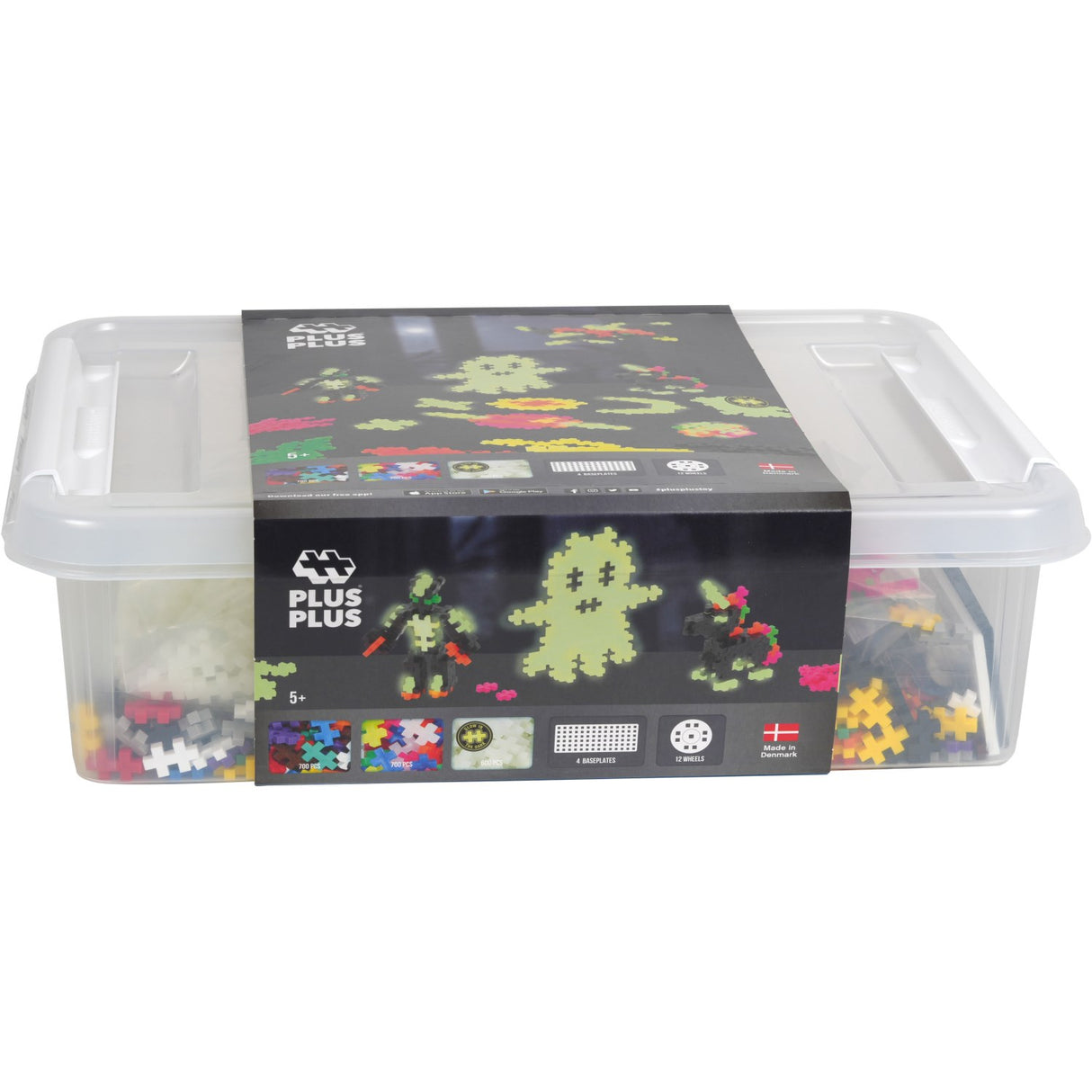 Plus-Plus Build And Glow Storage Box / 2000 Pcs