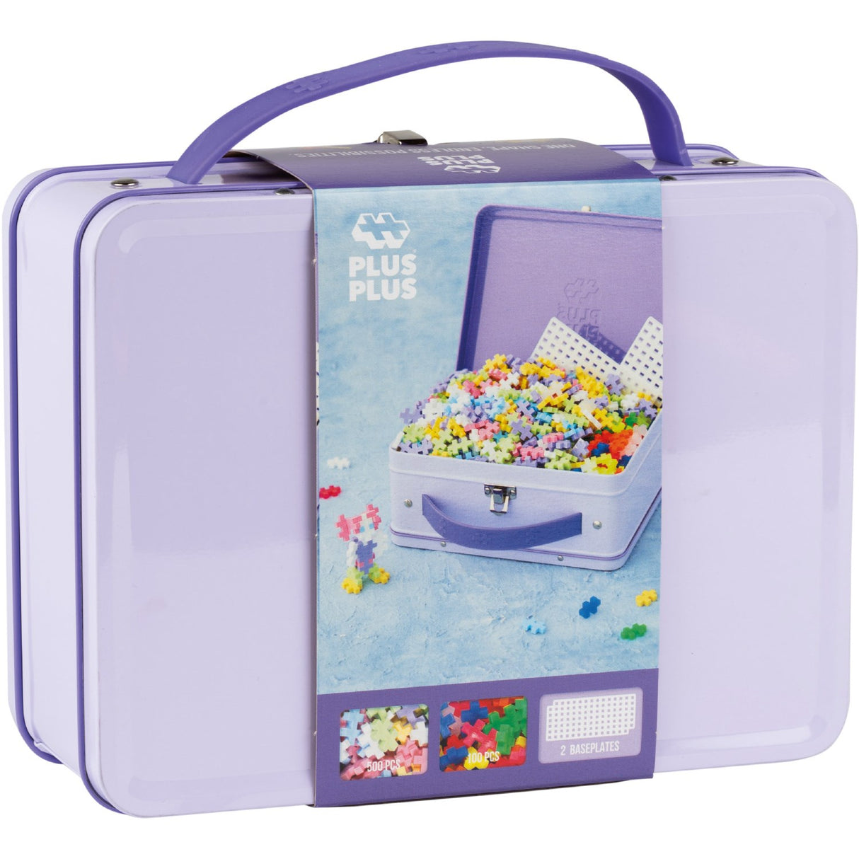 Plus-Plus Suitcase Pastel Metal