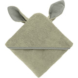Bibs Sage Kangaroo Hoodie Towel Baby