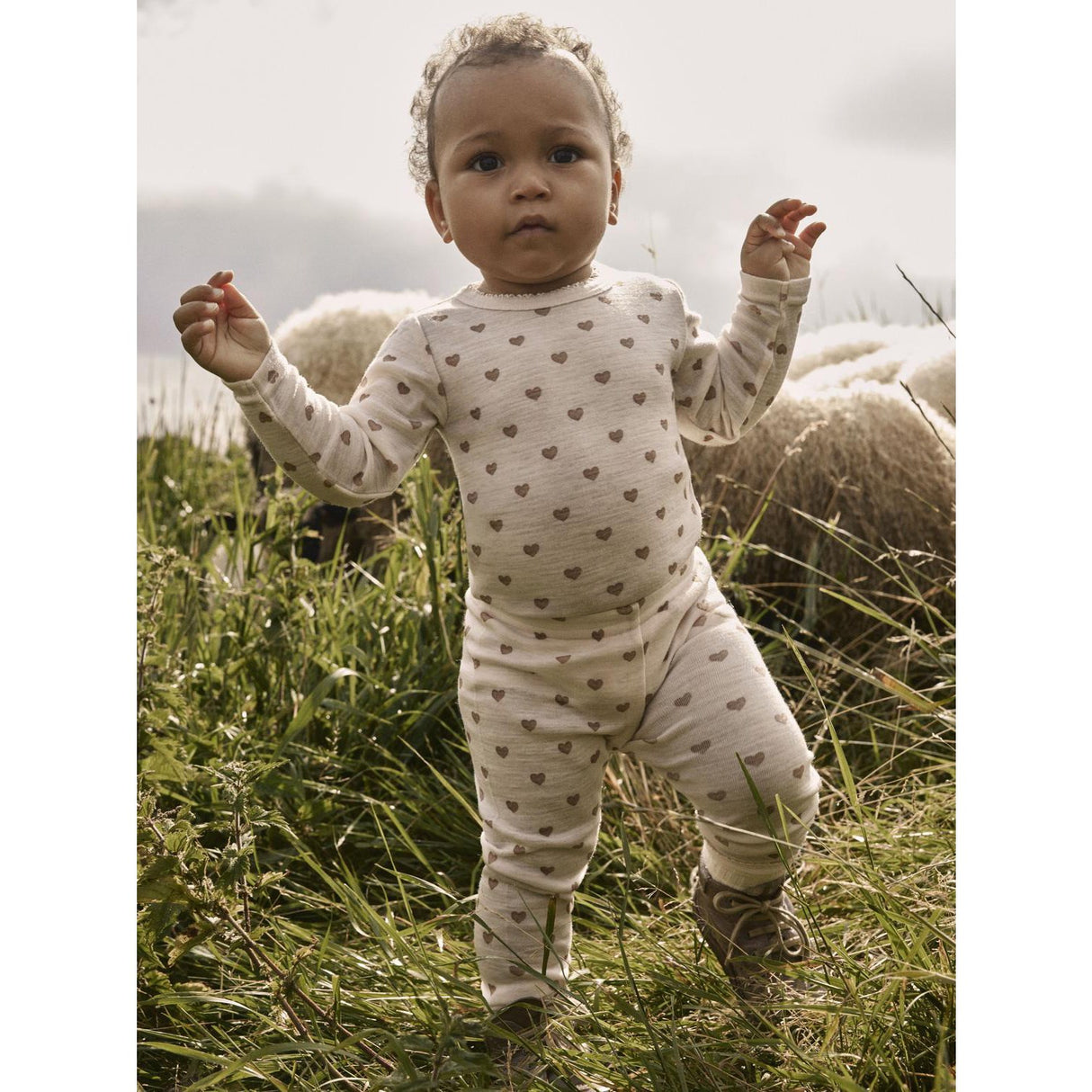 Lil'Atelier Morganite Heart Nbfnoel Nia Wool Slim Leggings Lil Noos