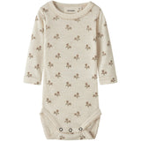 Lil'Atelier Turtledove Flower Nbfnalu Ls Wo/Mo Slim Body Lil Noos