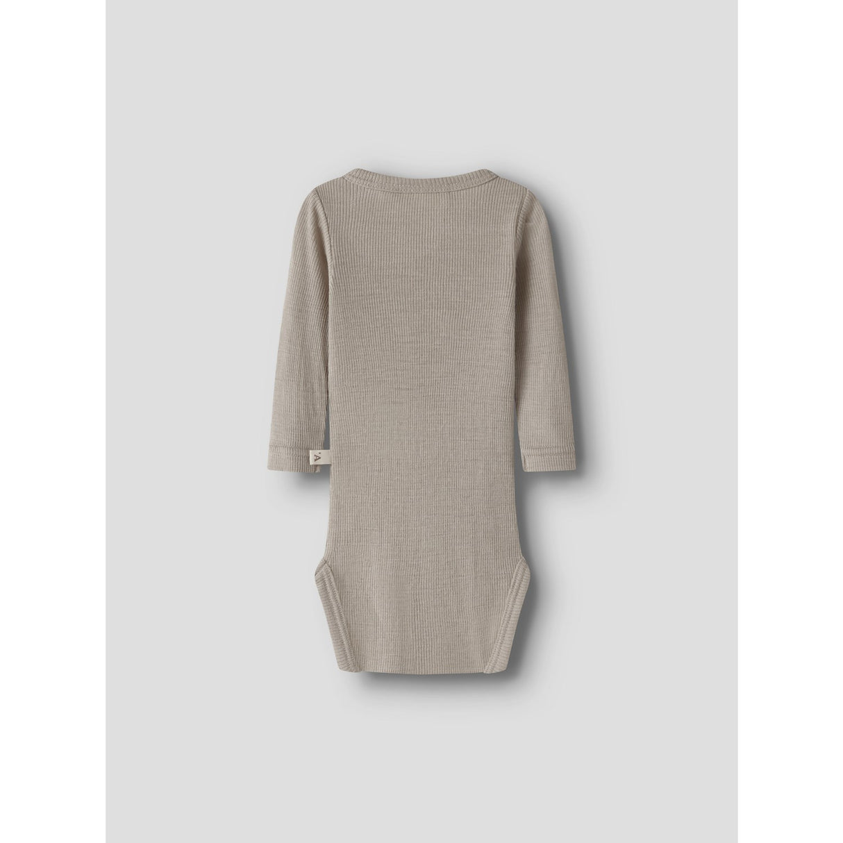 Lil'Atelier Feather Gray Nbnnalu Rib Wo/Mo Ls Slim Body Lil