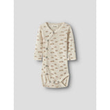 Lil'Atelier Turtledove Cloud Nbnnalu Wo/Mo Ls Slim Wrap Body Lil
