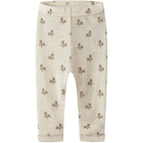 Lil'Atelier Turtledove Flower Nbfnalu Wo/Mo Slim Leggings Lil Noos