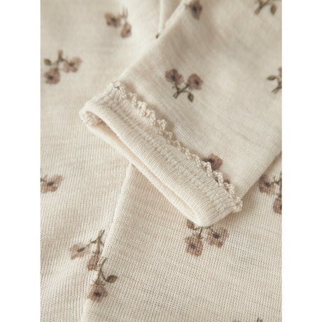 Lil'Atelier Turtledove Flower Nbfnalu Wo/Mo Slim Leggings Lil Noos