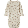 Lil'Atelier Turtledove Fox Nbmnalu Wo/Mo Ls Slim Body Lil Noos