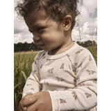 Lil'Atelier Turtledove Fox Nbmnalu Wo/Mo Ls Slim Body Lil Noos